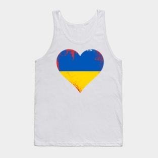 Heart Bleeds For Ukraine Tank Top